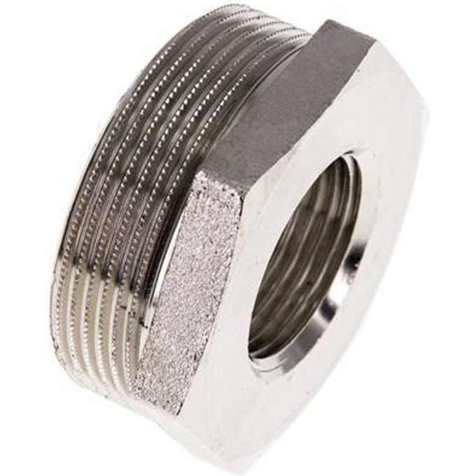 G 1'' x G 2'' F/M Vernikkeld Messing Verloopring 16 Bar - FL2S-FM-BN-100G-200G