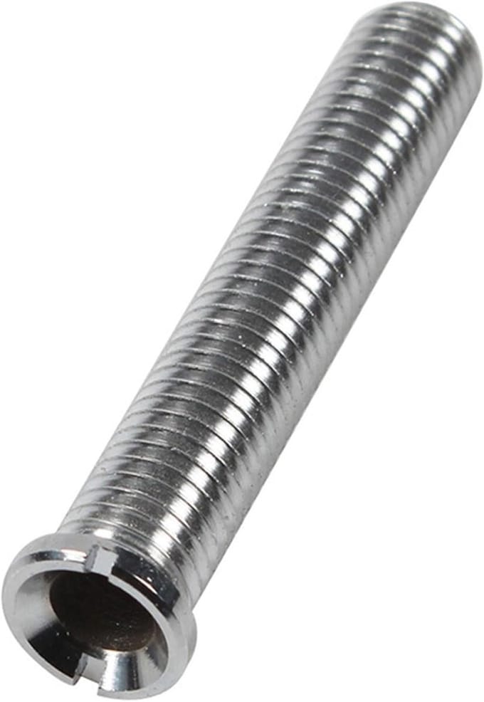 Flushzeef met schroefverbinding M12 × 70 mm voor wastafel, afvoer, filter en accessoires