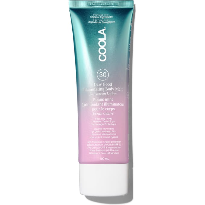 Coola Dew Good Illuminating Body Melt Sunscreen Lotion Spf 30