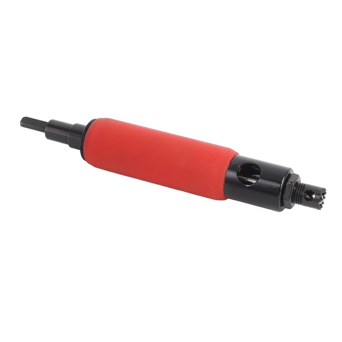 Klinknagel Verwijdergereedschap Set met 5/32 Inch Boor Bit Koepel Platte Kop Klinknageltrekker voor 1/4 Inch Pneumatisch red