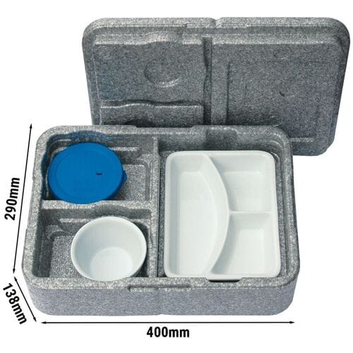 (14 stuks) THERMO FUTURE BOX Thermobox DINNER - Grijs