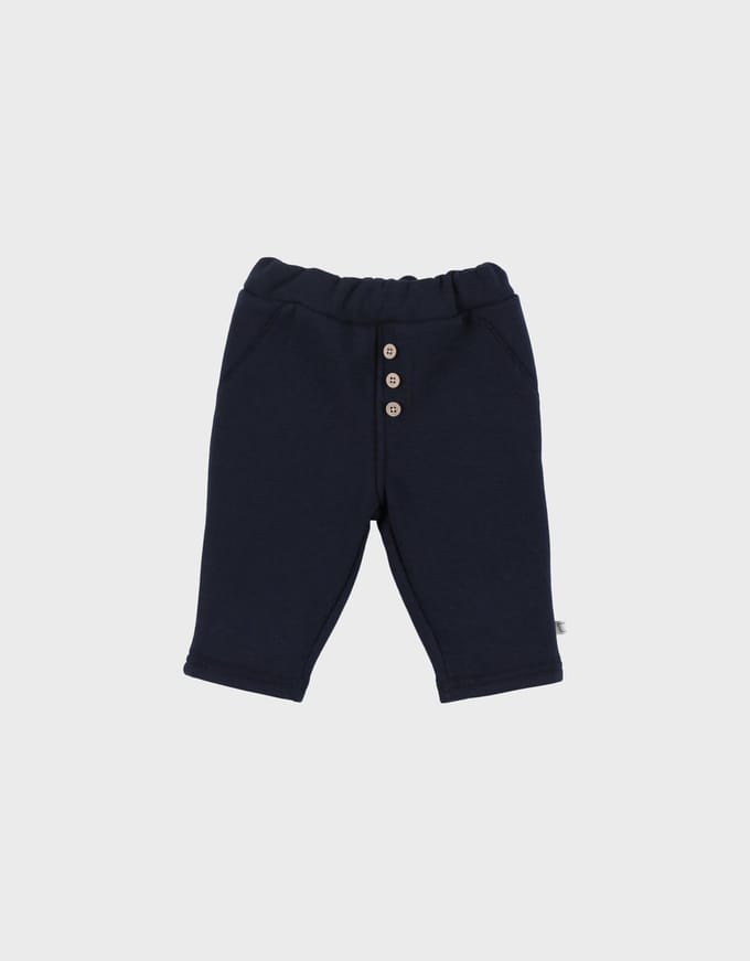 Noukie's - Joggingbroek - Marine blauw - Sweatoloudoux - 2 jaar 92