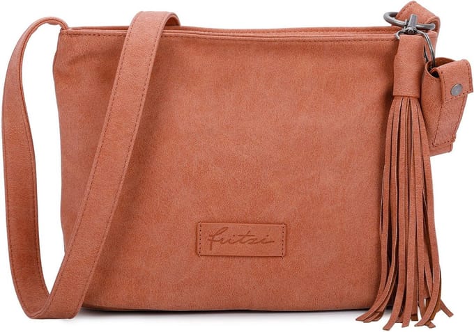 Fritzi aus Preußen Schoudertas Jakx Lipstick 04 Cross Bag Brick Bruine