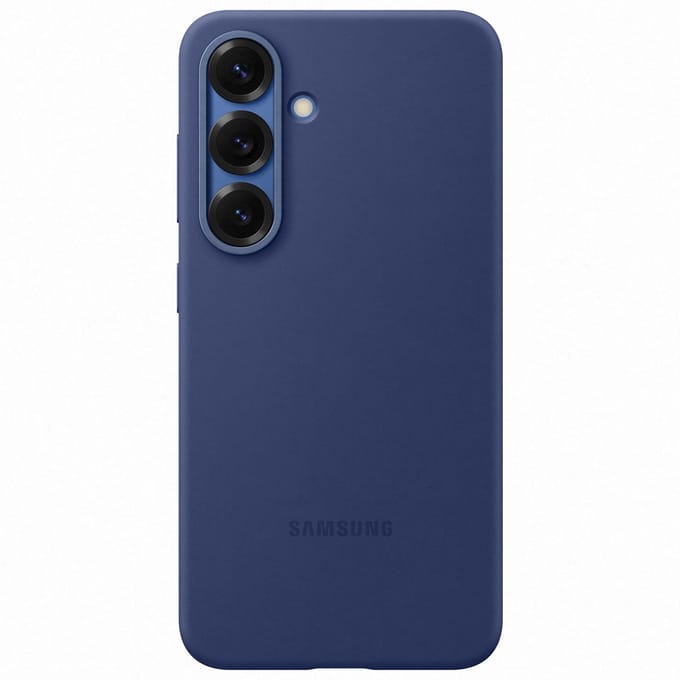 Originele Silicone Backcover voor de Samsung Galaxy S25 - Blauw