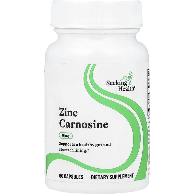 Zink Carnosine, 75Mg, 60 Capsules