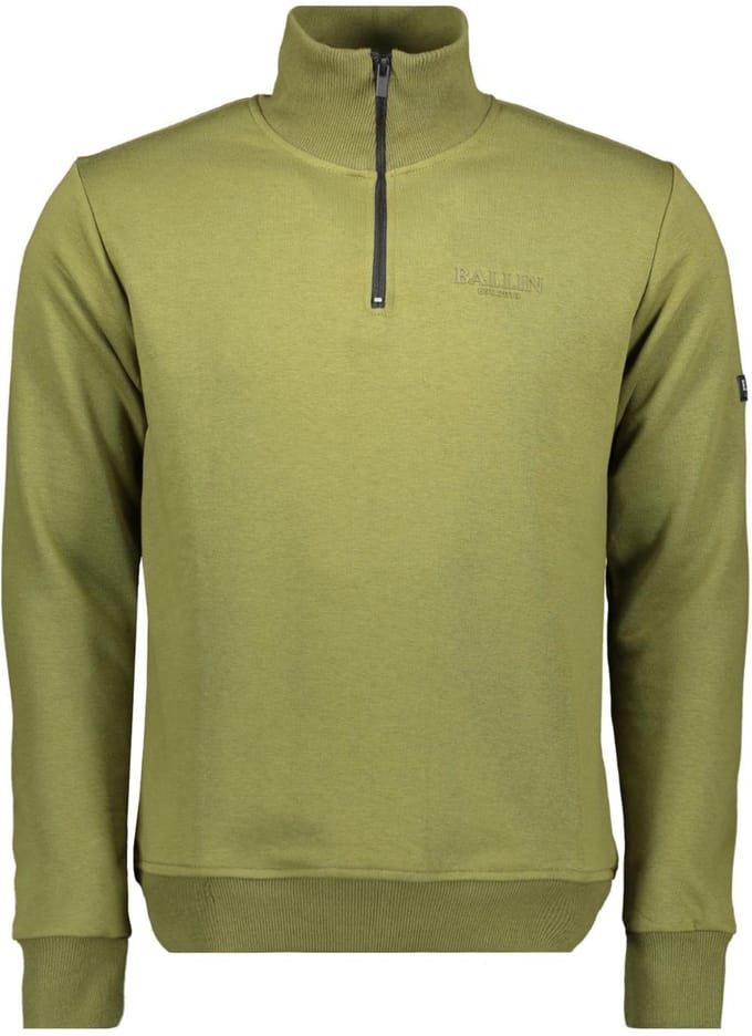 Ballin Trui Half Zip 9001 Army Mannen Maat - L