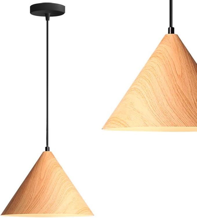 Toolight App1442-1Cp Hanglamp Beige 20,5X20,5X15Cm