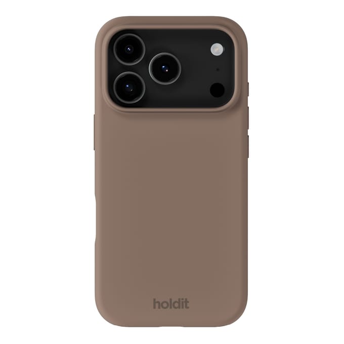 Holdit Silicone Case geschikt voor Apple iPhone 17 Pro Max - Mocha Brown