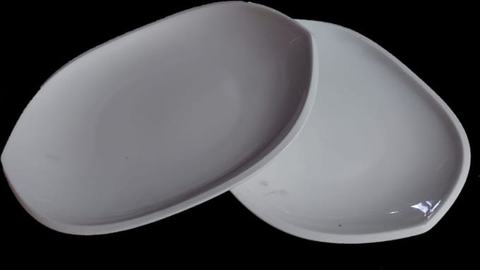 Villeroy & Boch bord wit 25.5*19.5 cm