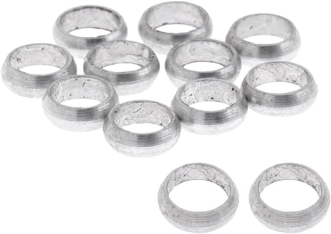 Schaftringen Set - Dart Accessoires - Dart Stabilisatie - Aluminium Constructie - 45 mm Binnendiameter - Zilver