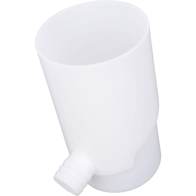 Système de collecte d'eau de pluie 10 cm Déviateur de gouttière rond efficace pour systèmes d'irrigation Aquariums Blanc blanc