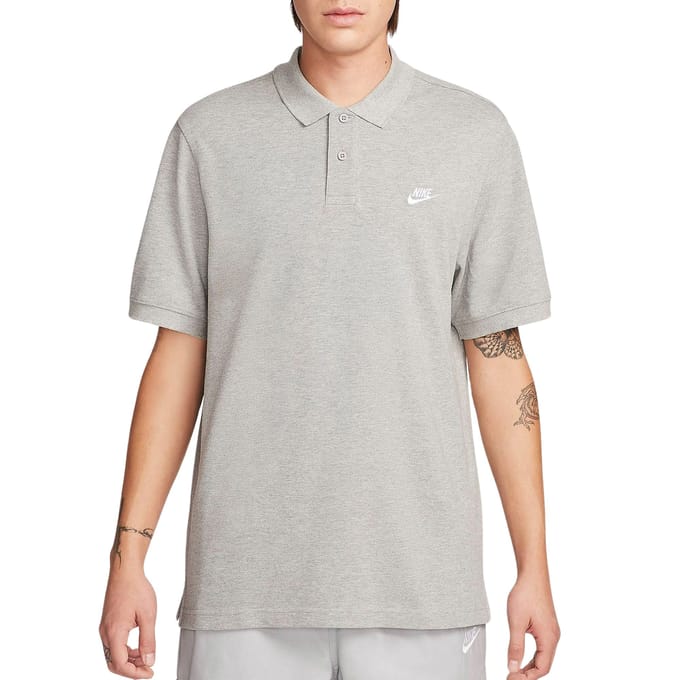 Nike Club Poloshirts Heren - Grijs - Maat S