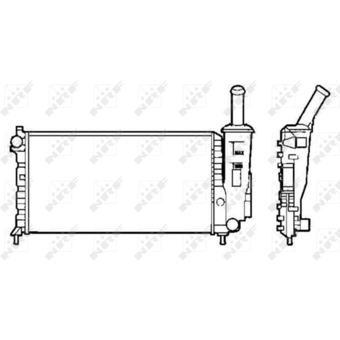 Radiator, motorkoeling NRF 58273