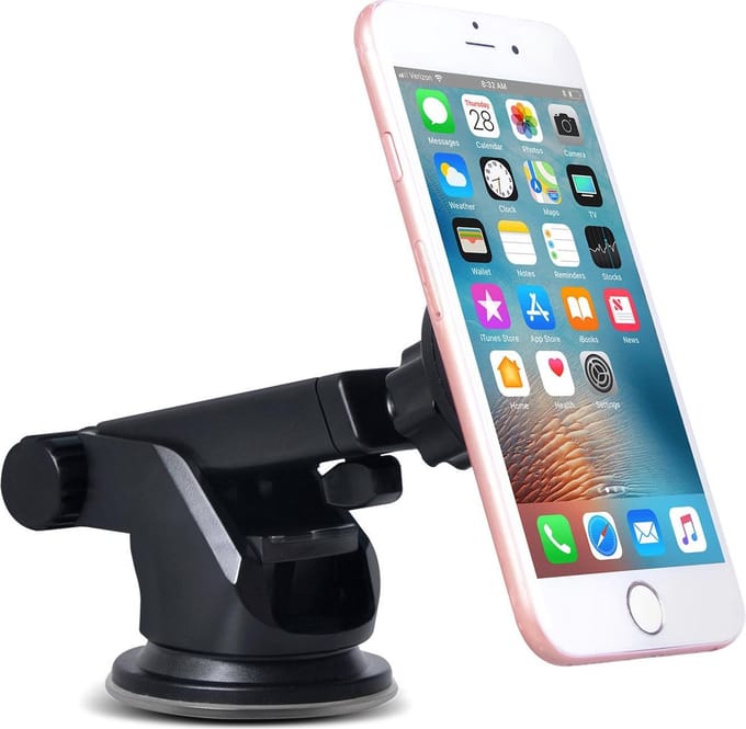 Magnetische telefoonhouder voor autoglas Maclean MC-787