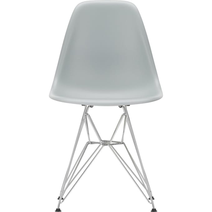 Vitra - DSR Eames Plastic Sidechair - verchroomd - lichtgrijs RE - 4 - 6 Wochen