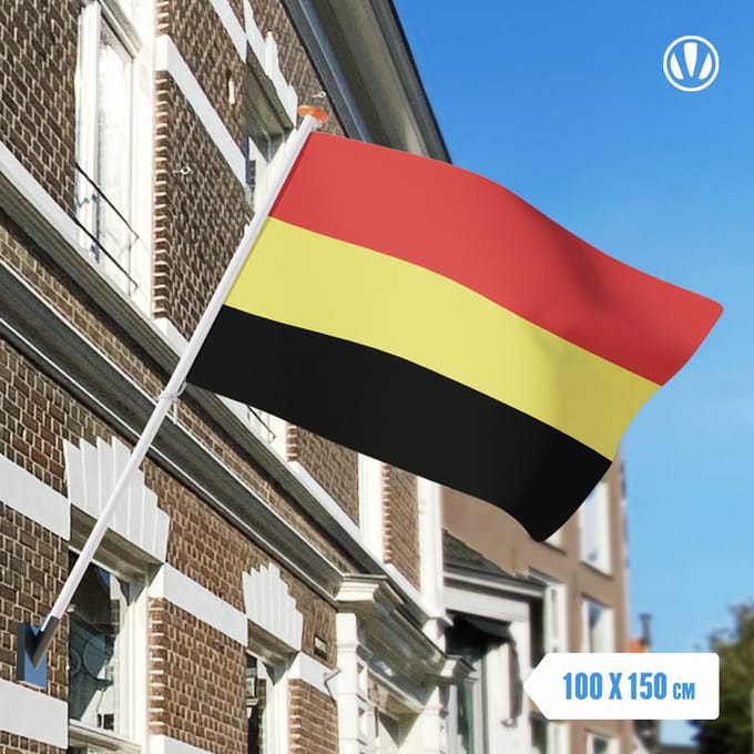 Voormalige Belgische vlag 100x150cm uit 1830