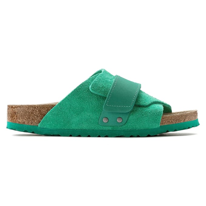 Nubuck leren suède sandalen Birkenstock Kyoto