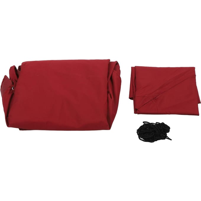 Vervangend doek voor terrasparasol, achtertuin, tuin, buitenparasol, top, zonwerend, water brown