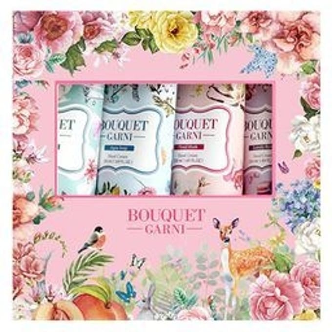 Crème Mains Bouquet Garni Lot de 4 Sets de Soin, 1 Set