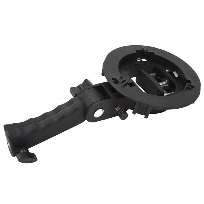 S Type Beugel Flexibel met voor Bowens Mount Flexibele Kantelcontrole Grote Handgreep S Type Beugel black