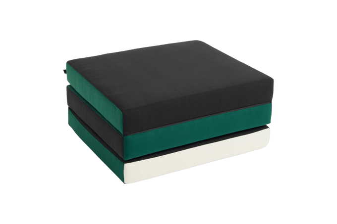 HAY Opvouwbare matras (3-delig) - green