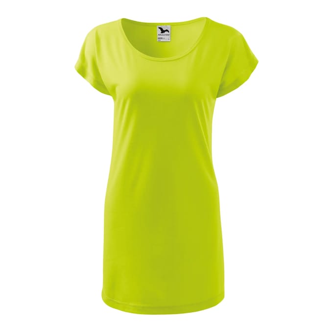 Dames t-shirt jurk Malfini Love 123