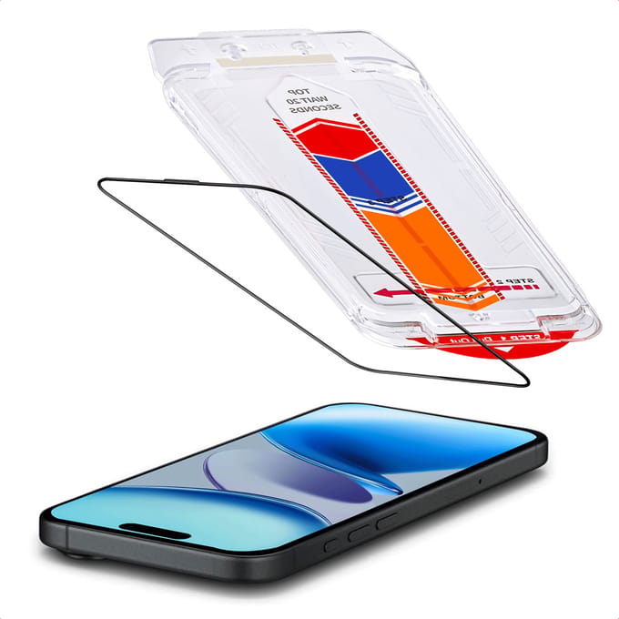 Accezz Screen Protector - Geschikt voor Apple iPhone 17 Air - Glas Screenprotector met Anti-dust Applicator