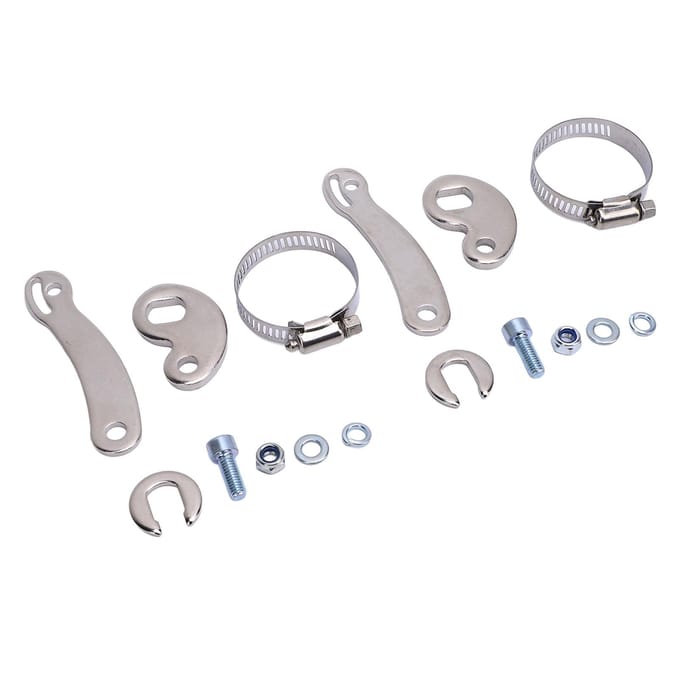 2 Jeux Kit Bras de Torsion de Vélo M14 Acier Fixation Sécurisée Sécurité Améliorée Kit de Conversion Bras de Torsion white