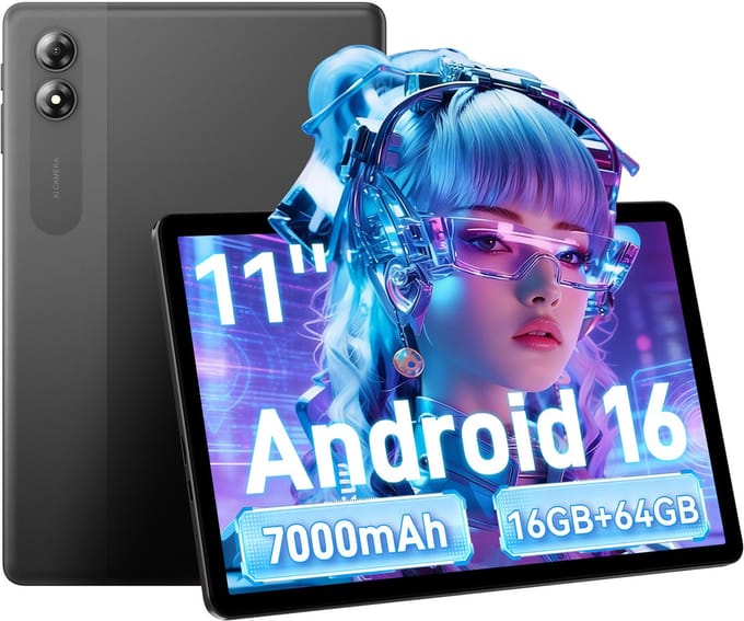 ExcitPower T30 Tablet - 11 inch - 4GB RAM - 64GB ROM - 7000mAh - Grijs