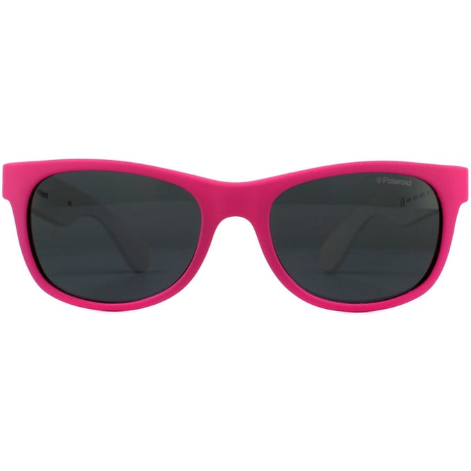 Polaroid Kids rechthoek KIDSS ROZE CAMO GRIJN POLARISEERD ZONGRADES