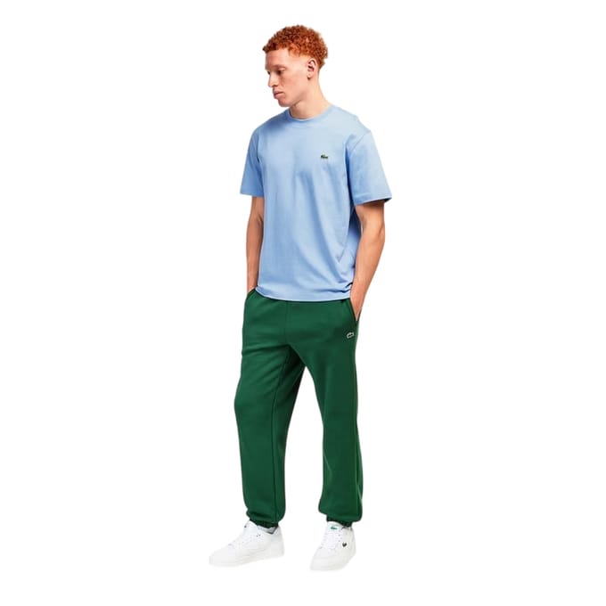 Lacoste Joggingbroek van fleece voor heren, normale pasvorm (Groen)