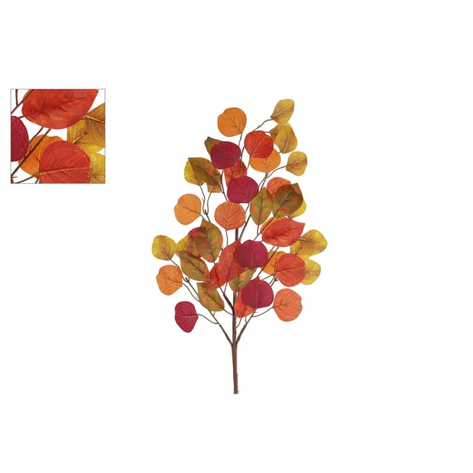 Kunsttak - 83 cm - herfstbladeren - zijde