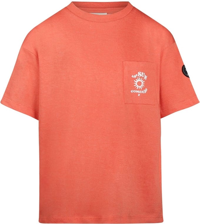 No Way Monday Jongens T-shirt - Bright red