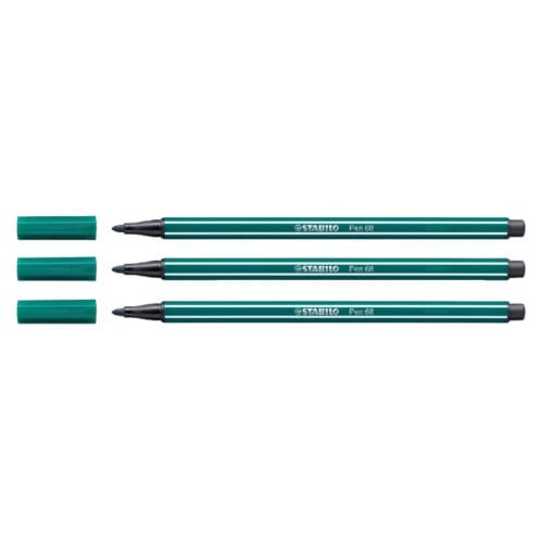 STABILO Pen 68 - Premium Viltstift - Blauw Groen - per stuk