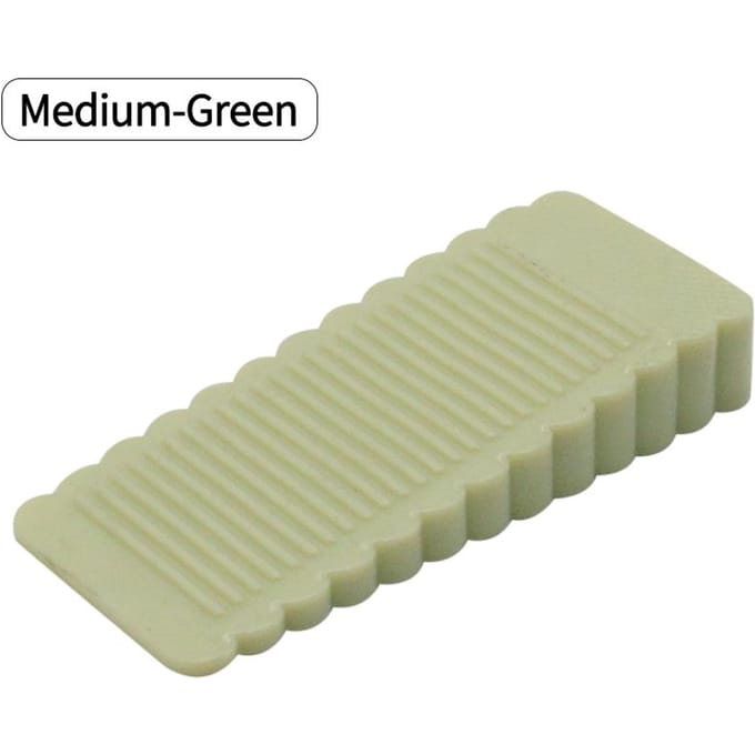 Veiligheid Siliconen Deurstoppers Blok Wedge Deurstoppers Deurstopper Thuiskantoor Deur Achterhouder Anti-collision Stop groen