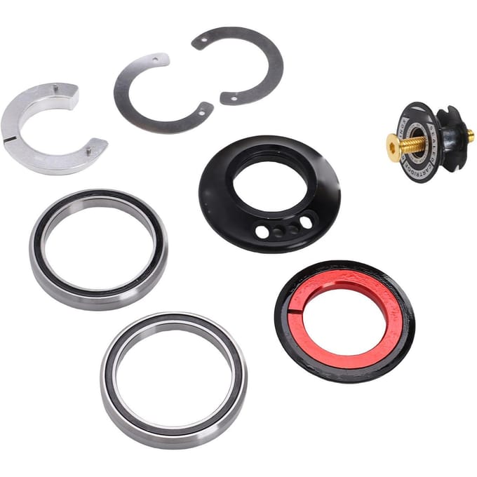 Geïntegreerde Fietsbalhoofdset voor Volledige IS52 Standaard Frames Aluminium 28,6 mm 40 mm Fietsbalhoofdset Kit met Afgedichte Lagers Interne Kabelgeleiding black