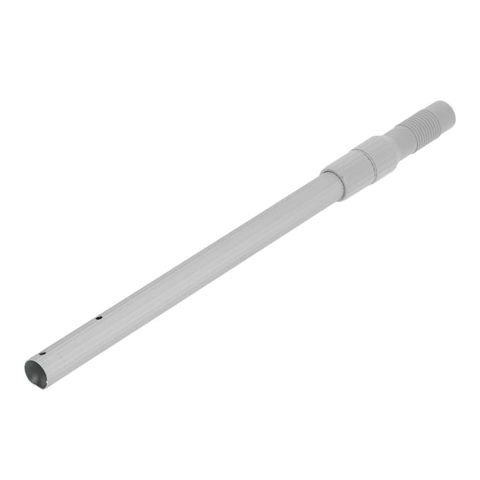 Zwembadstok 2-delige aluminium telescopische stok reinigingsgereedschap benodigdheden voor skimmernet white