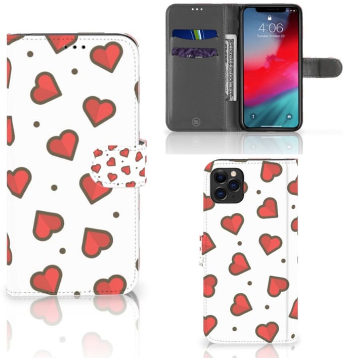 Apple iPhone 11 Pro Max Telefoon Hoesje Hearts