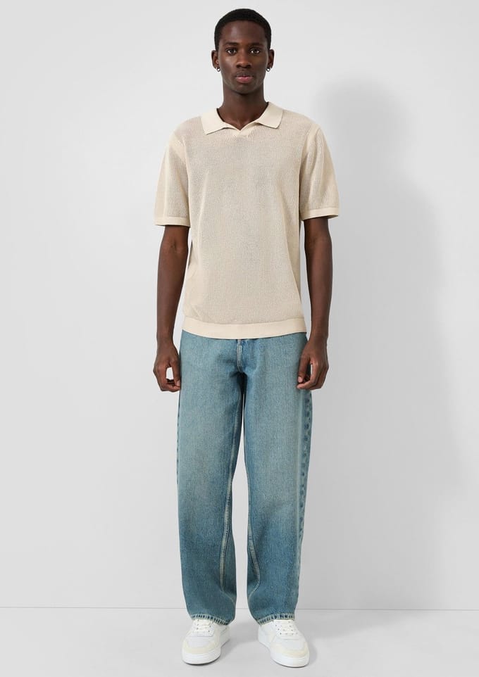 QS - male - Jeans / Los model / Halfhoog / Rechte pijp