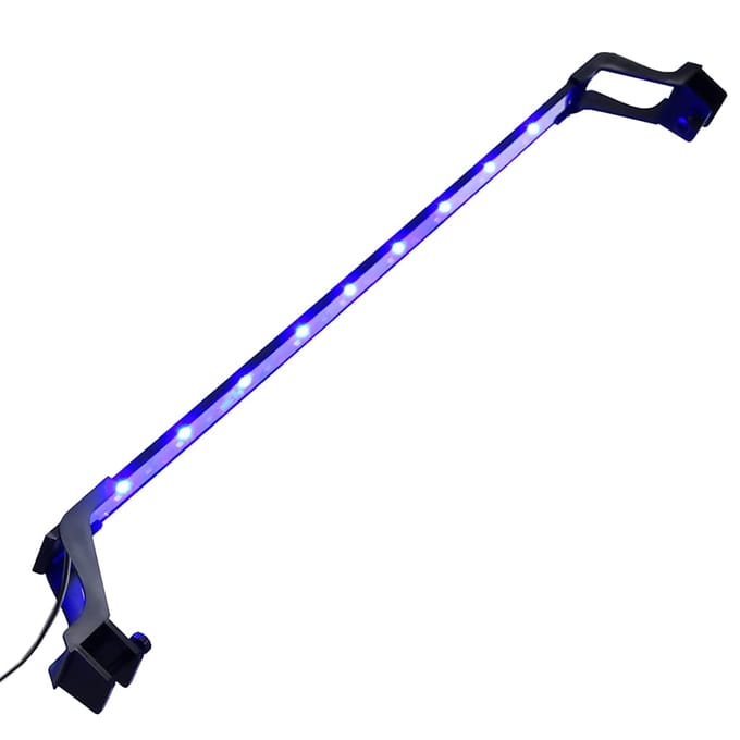 vidaXL - Aquariumlamp - met - klemmen - LED - 75-90 - cm - blauw - en - wit