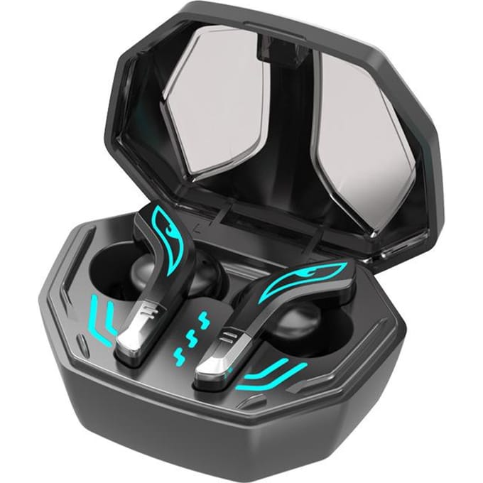 Draadloze Bluetooth 5.2-headset Stereogeluid Gaming Bluetooth-headset met lage latentie Ruisonderdrukking Mini-oordopjes Oortelefoon met microfoon
