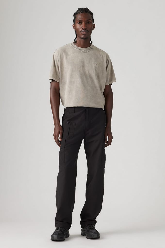 Levi's Parachute Cargo Ii Meteorite Nylon Größe: W28L32 | Cargohosen Outlet | Herren