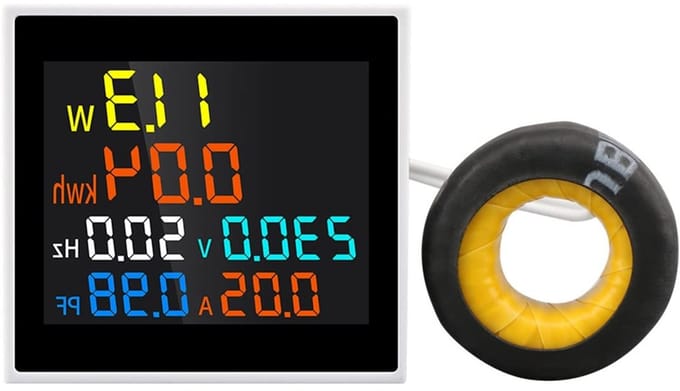 Digitale Multimeter Voltmeter Amperemeter - AC Spanning, Stroom, Watt, kWh Meter met LCD HD Display