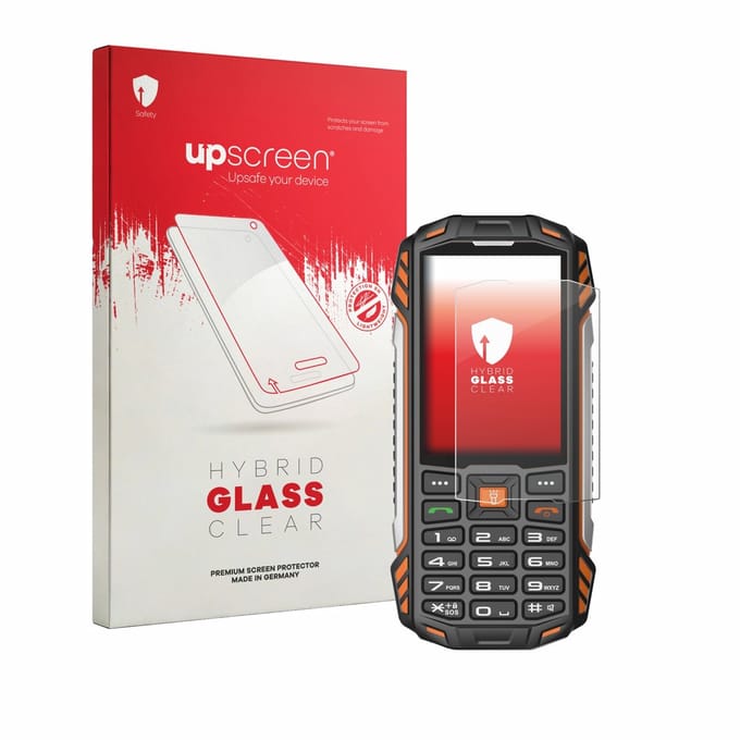 upscreen - Screenprotector voor Hammer H Power Plus LTE - Folie Beschermfolie Beschermglas transparant