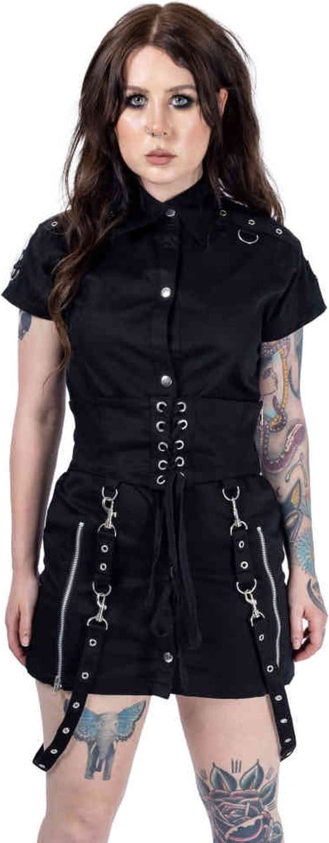 Heartless Korte jurk -XL- Binx Zwart
