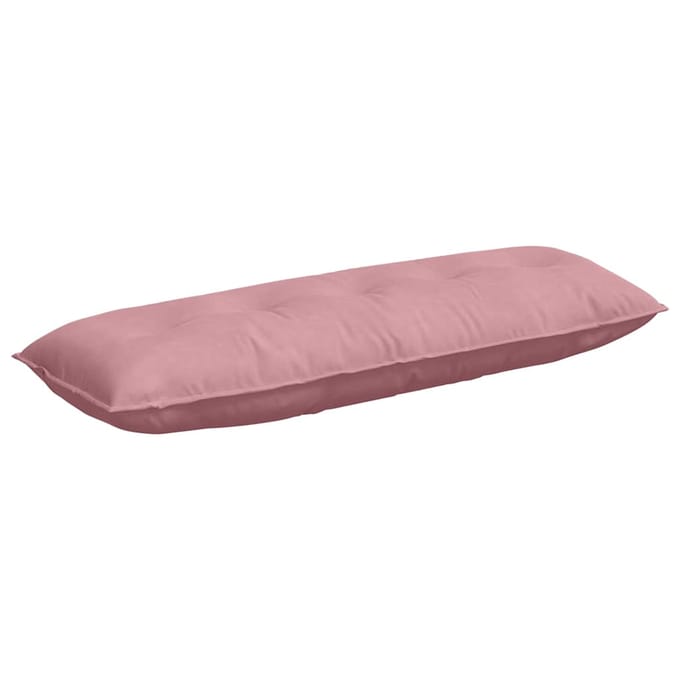 vidaXL - Rugkussen - Roze - 140 - x - 50 - x - 19 - cm - Corduroy - stof