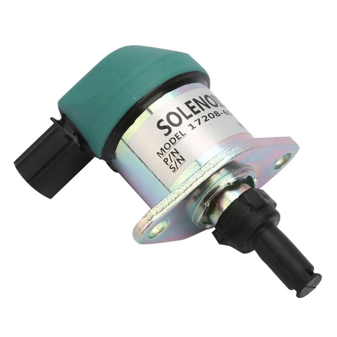 Kit de remplacement d'électrovanne d'arrêt moteur 12V Adapté pour Excavatrice Kubota 1720860016