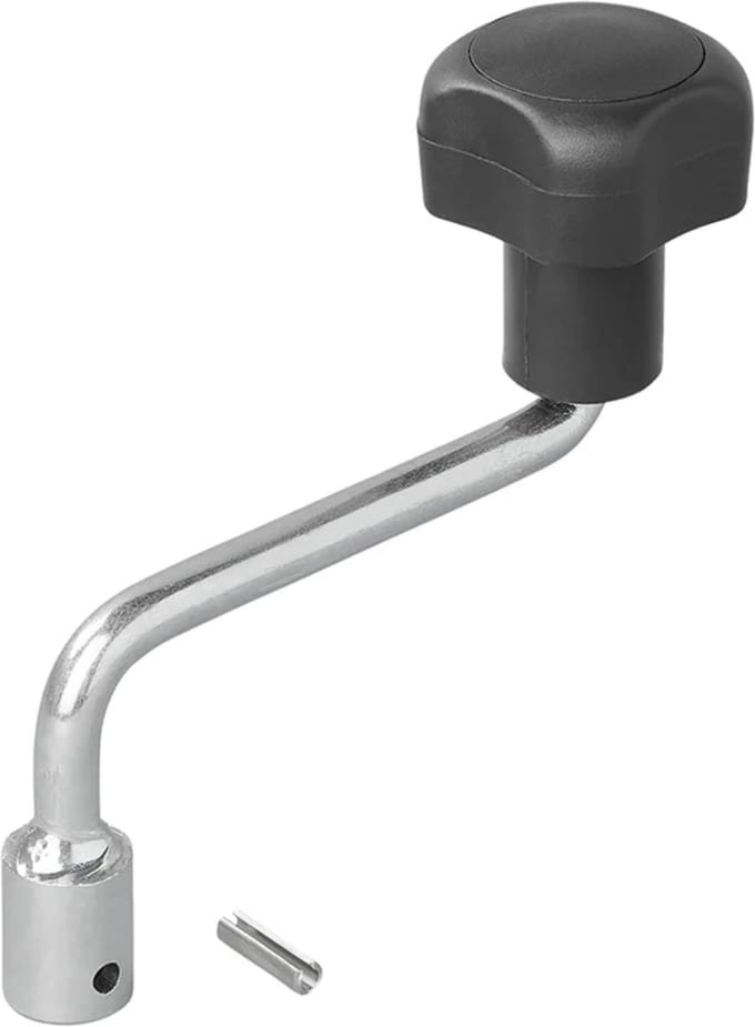 ProPlus Hendel voor neuswiel - 48 mm - Asdiameter 12 mm - Stabiele bediening