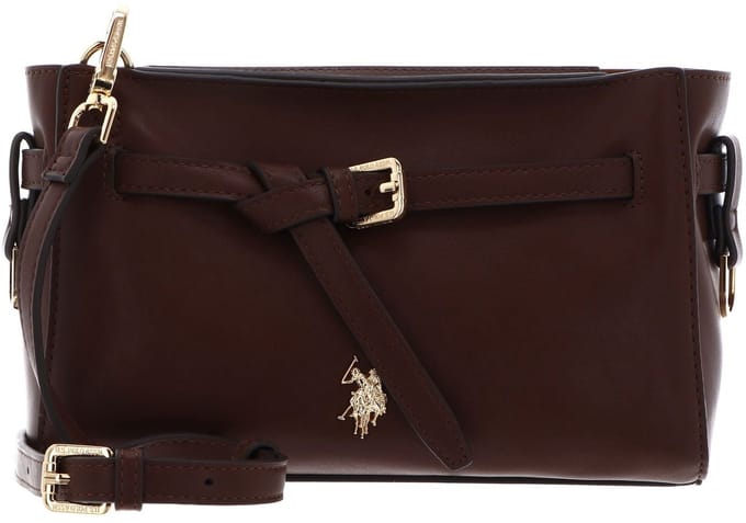U.S. POLO ASSN. schoudertas Guildford Crossbody Bag Brown donkerbruin