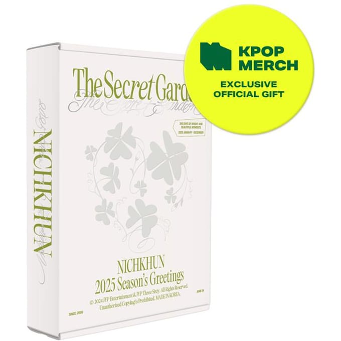 NICHKHUN - 2025 Seizoensgroeten [De Geheime Tuin] KPOP MERCH POB white